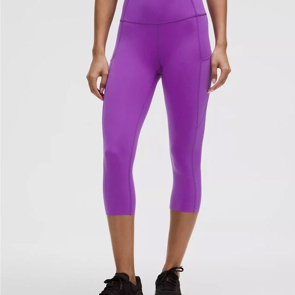 lululemon athletica Pants - Lululemon Bright Purple Athletic Leggings